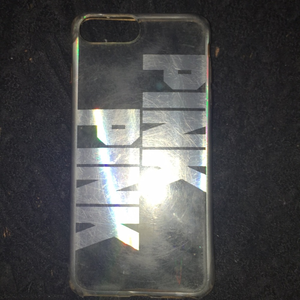 Pink 6+, 7+, Clear/Gray case